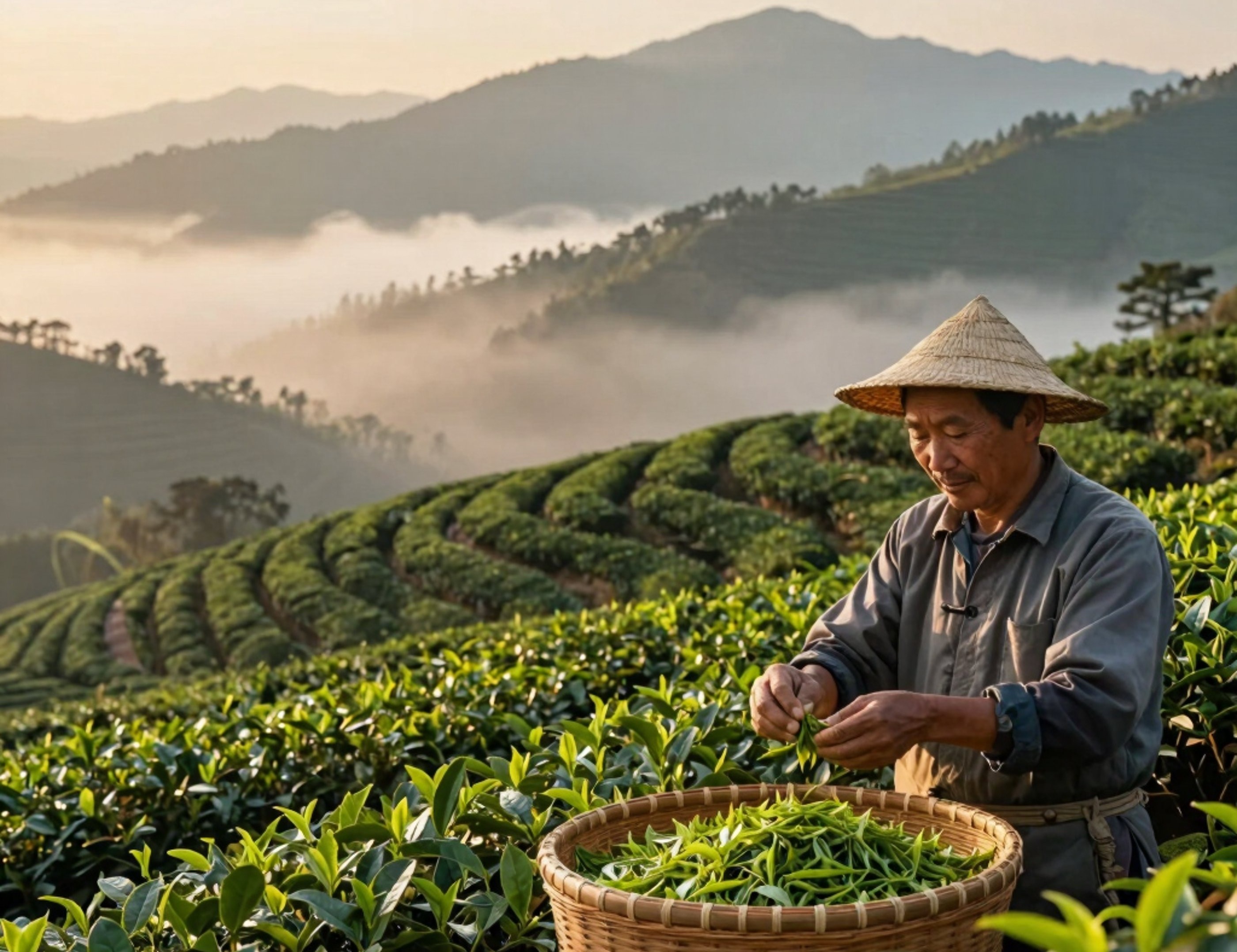 Taiwan High Mountain Tea Gardens